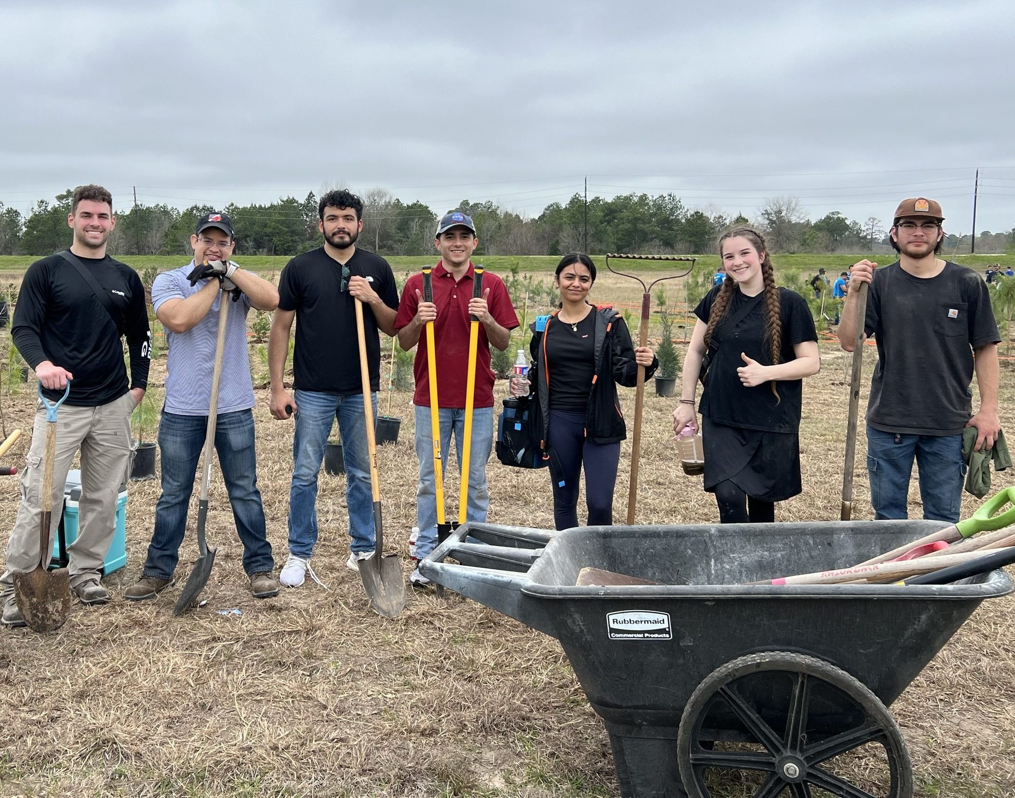 Aurora Joins Tree Planting Competition for a Greener Texas